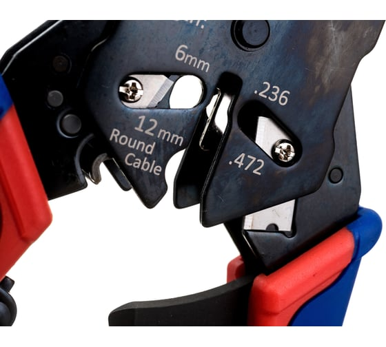 Пресс-клещи 200 мм 3 гнезда для штекеров KNIPEX KN-975112
