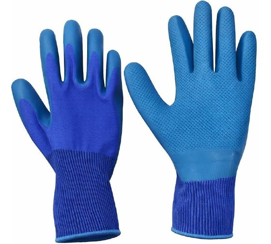 Перчатки трикотажные 8/М Jeta Safety из полиэфира с покрытием ладони из латекса JL-022-M