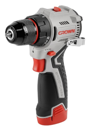 Дрель-шуруповерт 45 Нм,  CROWN CT21129HMX-2 BMC
