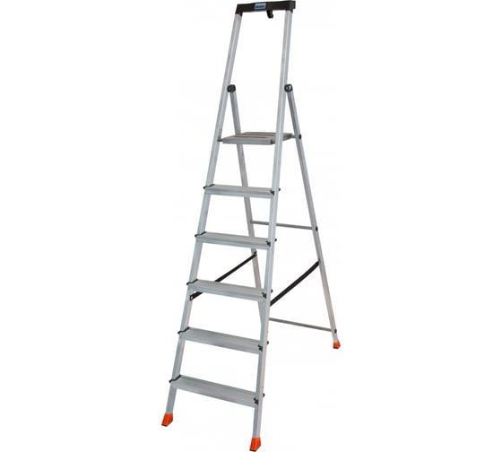 Стремянка 6 ступеней SAFETY Krause 128966