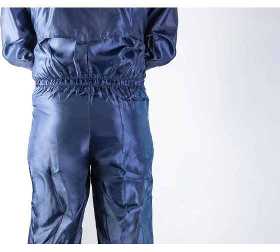 Комбинезон многоразовый защитный из ткани синий L Jeta Safety JPC75b-L
