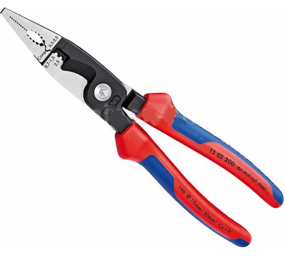 Клещи электромонтажные 0.75–1.5/2.5 мм² KNIPEX KN-1382200