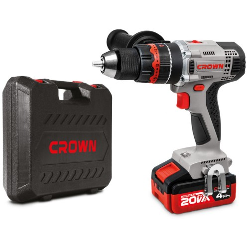 Дрель-шуруповерт 55 Нм, 20В (B3+) CROWN CT21075HMX-4 BMC