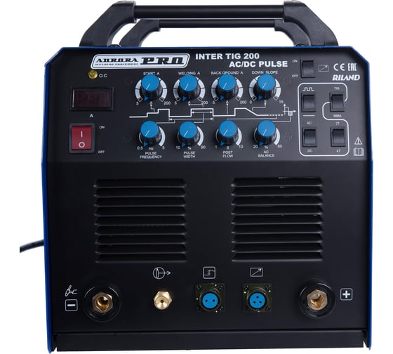 Сварочный аппарат аргонодуговой Aurora PRO INTER TIG 200 AC/DC PULSE 10052