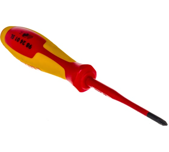 Отвёртка PH1 x 80 мм 187мм с узким концом KNIPEX KN-982401SL