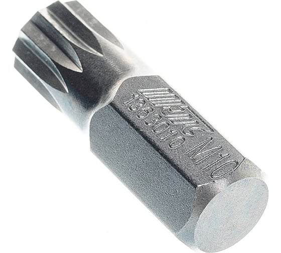 Бита JTC TORX 10мм SPLINE М10х30мм S2 JTC-1363010