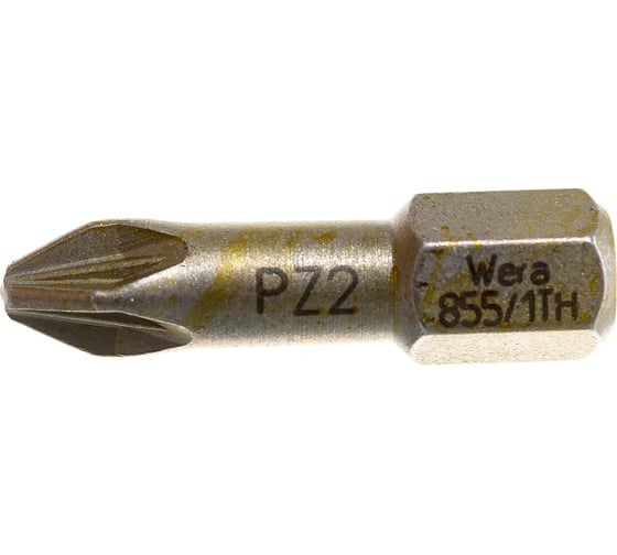 Бита торсионная, сверхтвёрдая PZ 2 x 25 мм WERA WE-056915