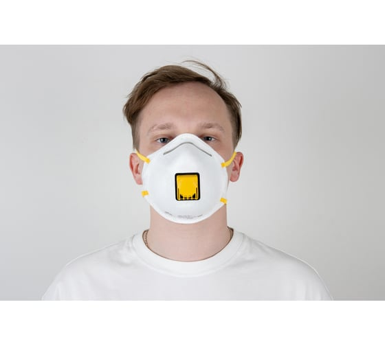 Полумаска с клапаном,с регулировкой (10шт.) Jeta Safety JM-7612