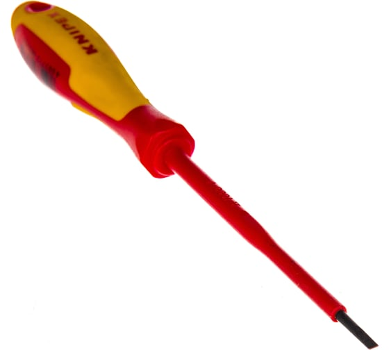 Отвёртка шлицевая 3.0x0.5x100 мм 202мм KNIPEX KN-982030