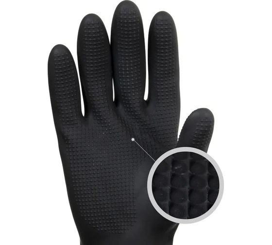 Перчатки химостойкие 50/50, кщс-2, 0.35 мм 10/XL Jeta Safety JCH-601-XL