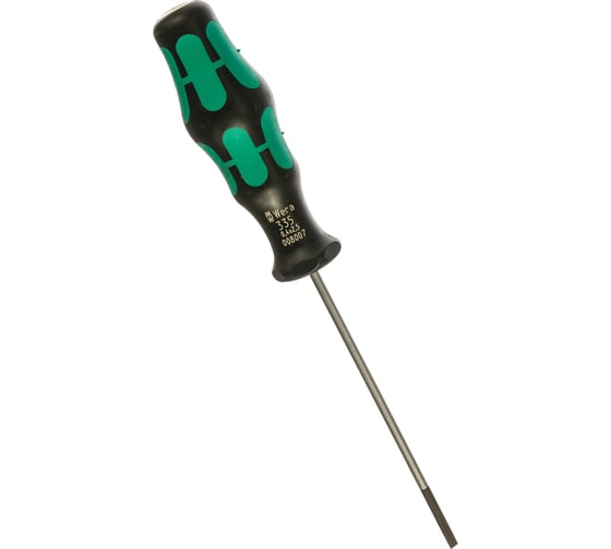 Отвёртка шлицевая 0.4x2.5x75 мм WERA WE-008007