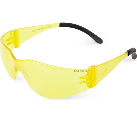 Очки защитные открытого типа Sky Vision янтарные Jeta Safety JSG511-Y