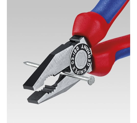 Пассатижи 180 мм комбинированные KNIPEX  KN-0301180