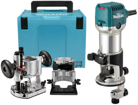 Электрический кромочный фрезер Makita RT0702CX2