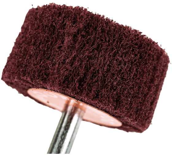 Щётка лепестковая нетканая на шпинделе 80х40х6мм Coarse RoxelPro ROXTOP 137852