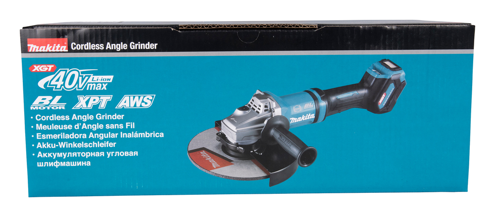 Угловая шлифовальная машина 230 мм, 40В XGT Makita GA038GZ