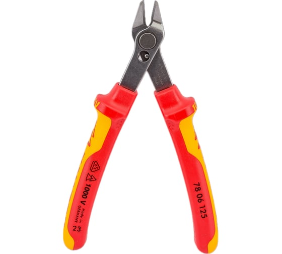 Бокорезы прецизионные 125 мм Electronic Super Knips VDE KNIPEX KN-7806125