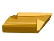 Пластина токарная по нерж. стали/получистовая KNUX160405L11/SD5451 RODMIX 10816040521