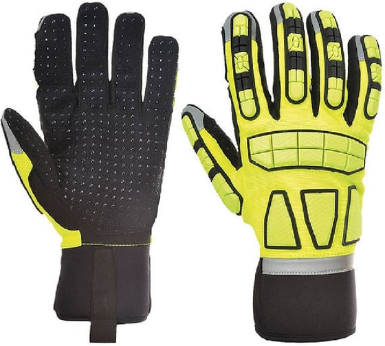 Перчатки трикотажные c противоударными вставками North Pole, 10/XL Jeta Safety JWMG-926-XL