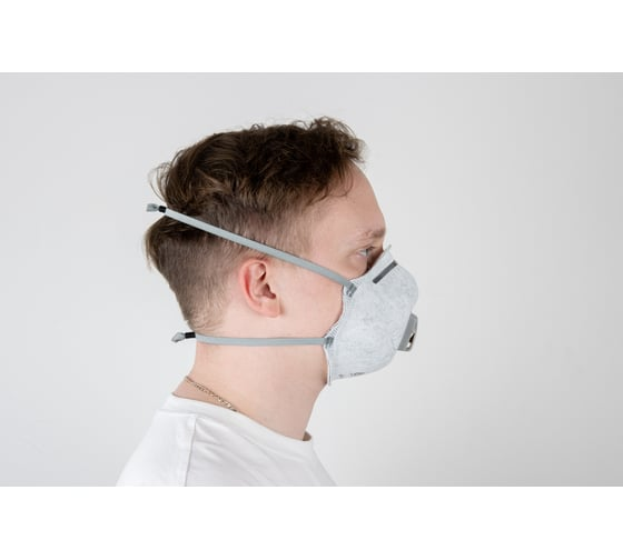 Полумаска противоаэрозольная с клапаном, углем (10шт.) Jeta Safety JM-7626