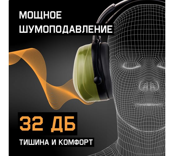 Наушники противошумные Sonus Max 32дБ Jeta Safety JEM-201