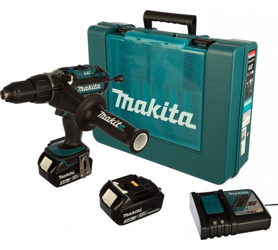 Дрель-шуруповерт аккум. 18В LXT 40 Нм/80 Нм Makita DHP451RFE