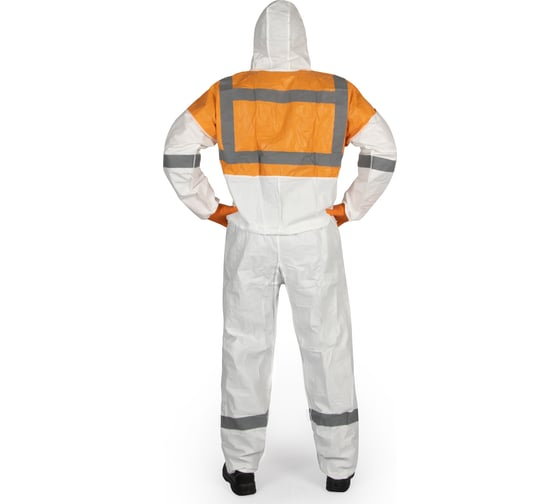 Комбинезон химзащиты со светоотраж. эл-ми XXL/54-56 Jeta Safety JPC-61-XXL