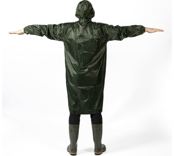 Плащ-дождевик из ПВХ хаки XXL/54-56 Jeta Safety JRC-101g-XXL