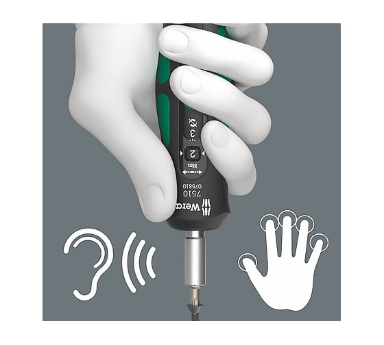 Отвертка динамометрическая 1-3Нм WERA WE-075810