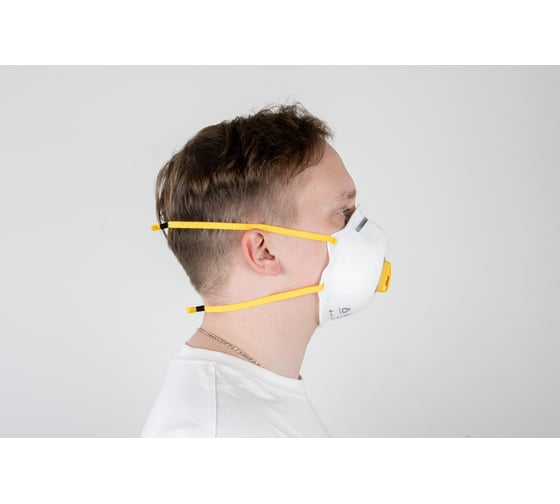 Полумаска с клапаном,с регулировкой (10шт.) Jeta Safety JM-7612