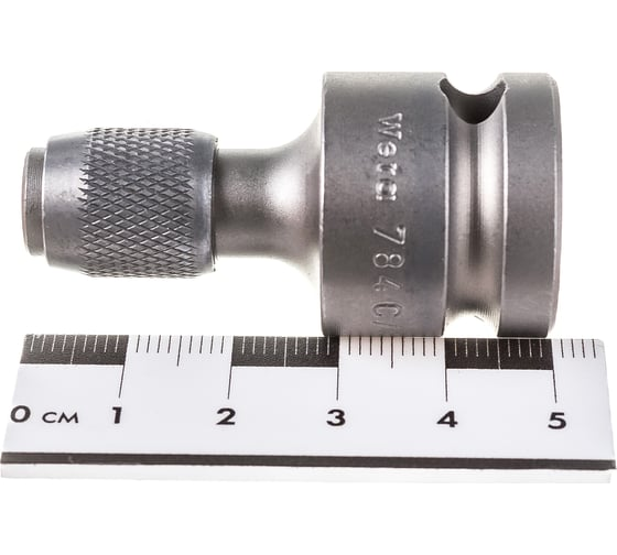 Битодержатель быстросъёмный 1/4" D6.3 x 1/2" F квадрат, 50 мм WERA WE-042760