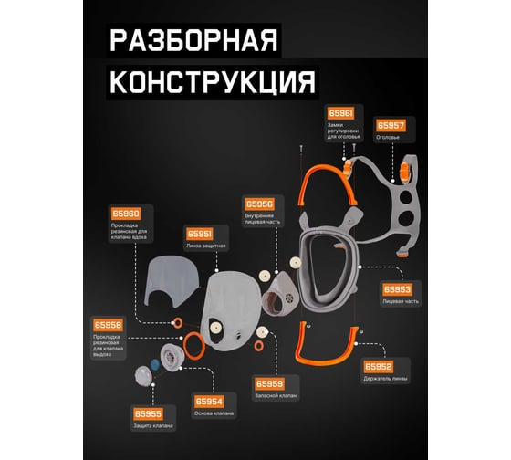 Линза защитная с покрытием Jeta ChemShield для маски Jeta Safety 166951