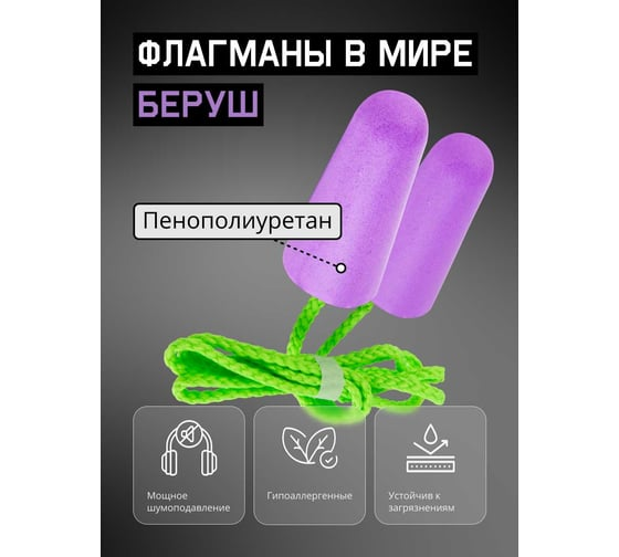 Беруши противошумные Soft-Fit 38дБ  Jeta Safety JEM-438-C