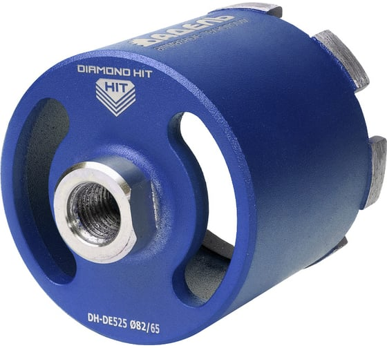 Сверло алмазное DH-DE525 82x65 мм, M16, R, 7LSP для подрозетников Адель DHDED5258265167