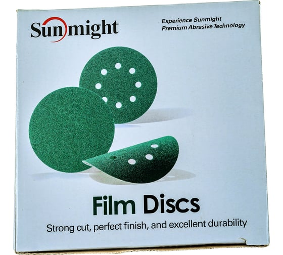 Диск шлифовальный самосцепляющийся 125(8)мм Р240 SUNMIGHT FILM L312TV 53212