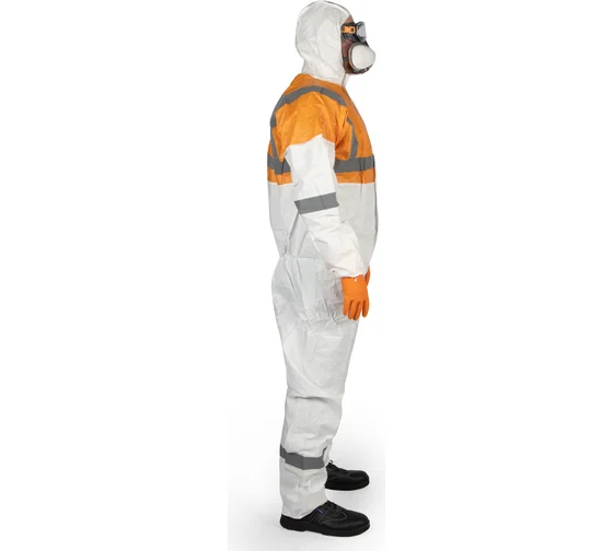 Комбинезон химзащиты со светоотраж. эл-ми XXL/54-56 Jeta Safety JPC-61-XXL