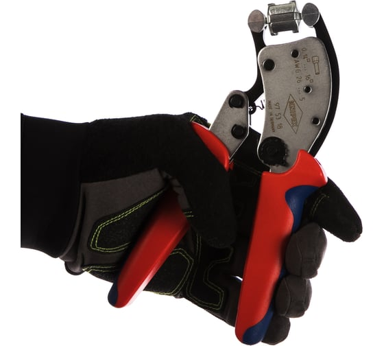 Пресс-клещи 200 мм для контактных гильз 0.14-16.0 мм² KNIPEX KN-975318