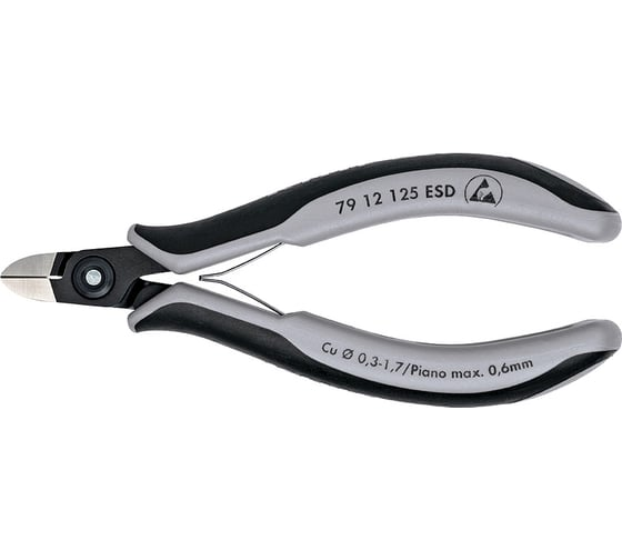 Бокорезы прецизионные 125 мм ESD KNIPEX KN-7912125ESD