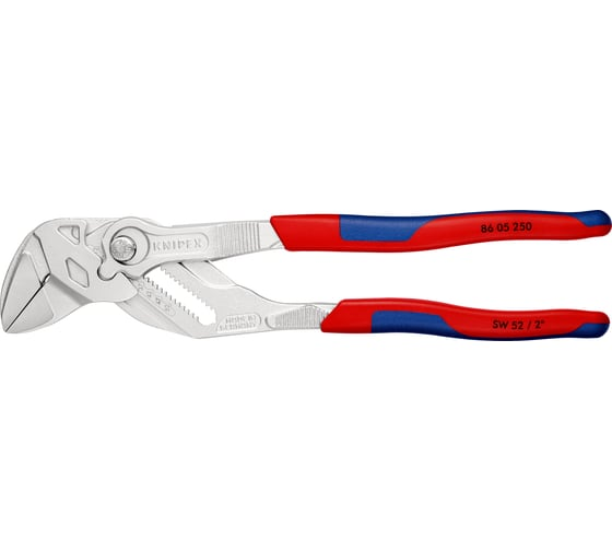 Клещи-ключ переставные 250 мм захват 52 мм SB KNIPEX KN-8605250SB