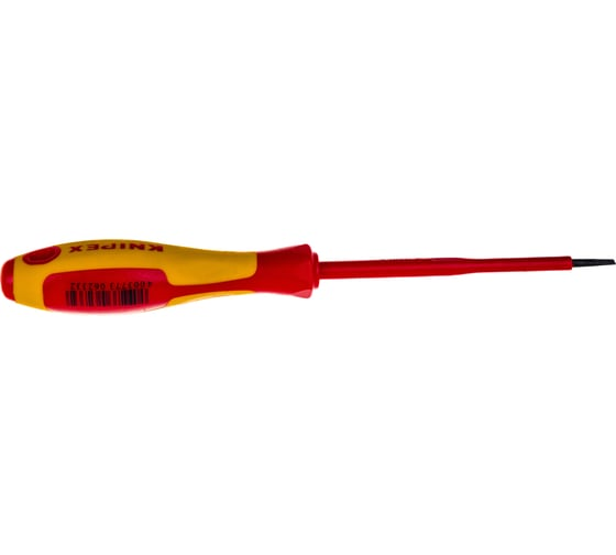 Отвёртка шлицевая 3.0x0.5x100 мм 202мм KNIPEX KN-982030