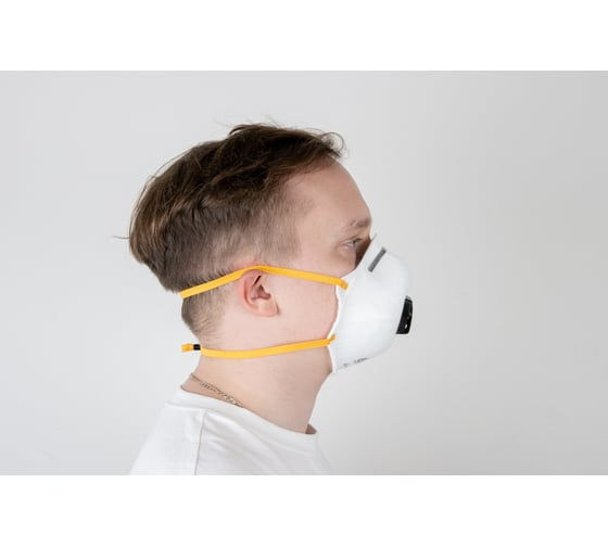 Полумаска с клапаном с регулировкой, FFP3 R D (10шт.) Jeta Safety JM-7632