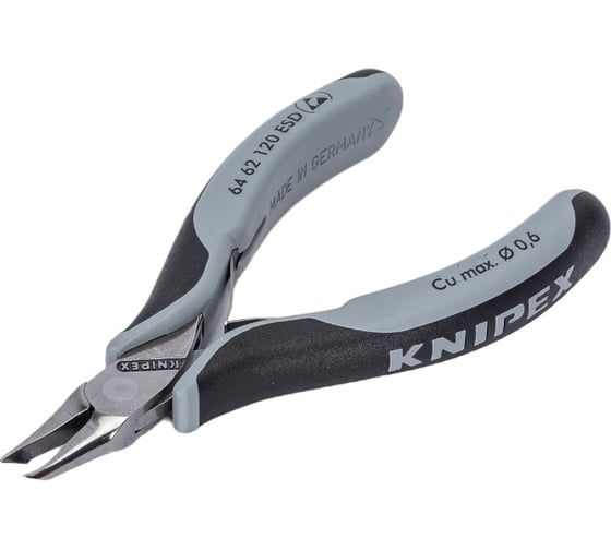 Бокорезы торцевые для электроники 120 мм ESD KNIPEX KN-6462120ESD