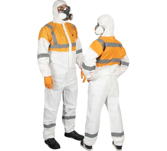 Комбинезон химзащиты со светоотраж. эл-ми XXL/54-56 Jeta Safety JPC-61-XXL