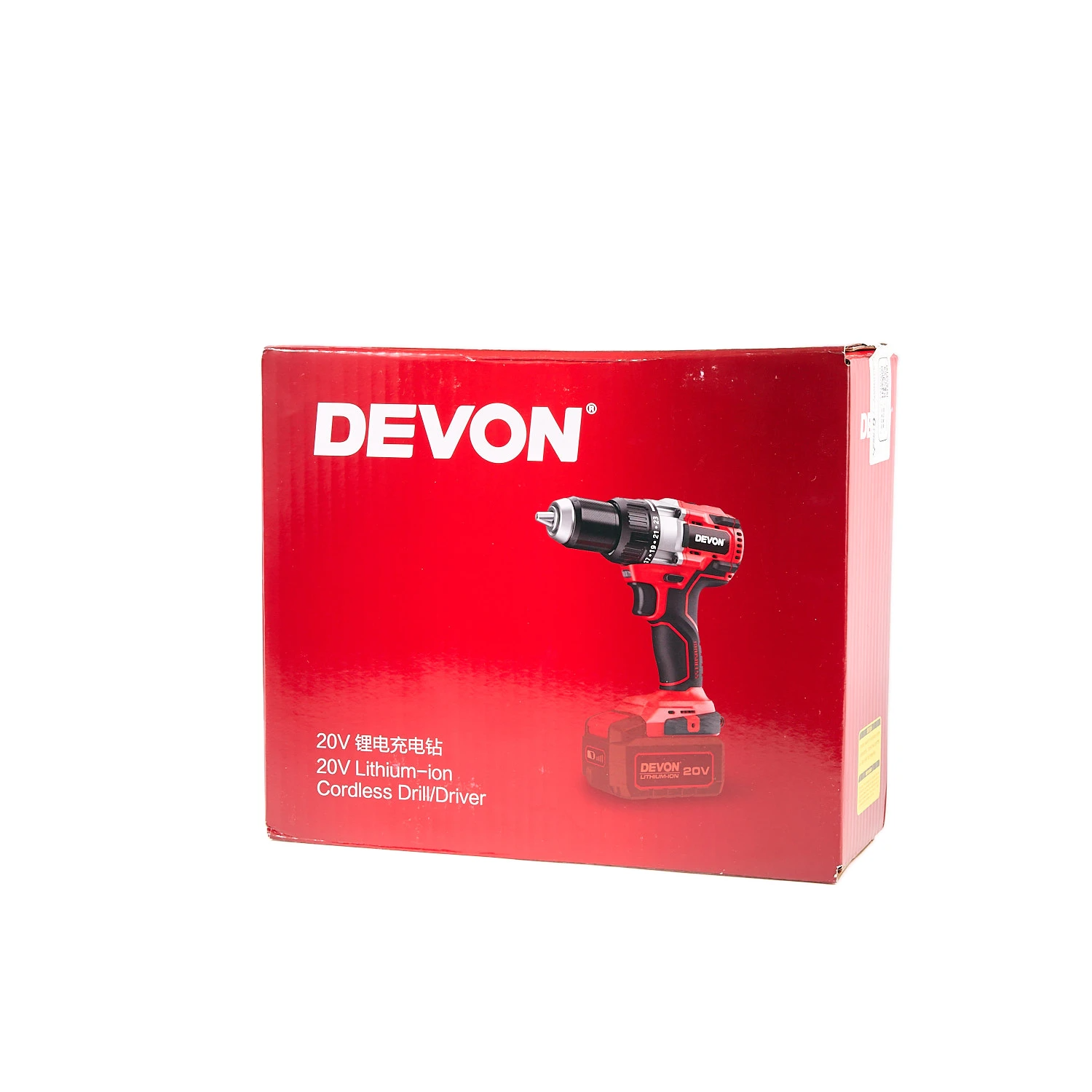 Дрель-шуруповерт 55 Нм,  DEVON 5282-Li-20TS/N