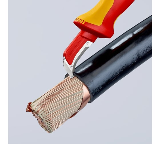Нож для удаления изоляции 180мм KNIPEX KN-9855SB