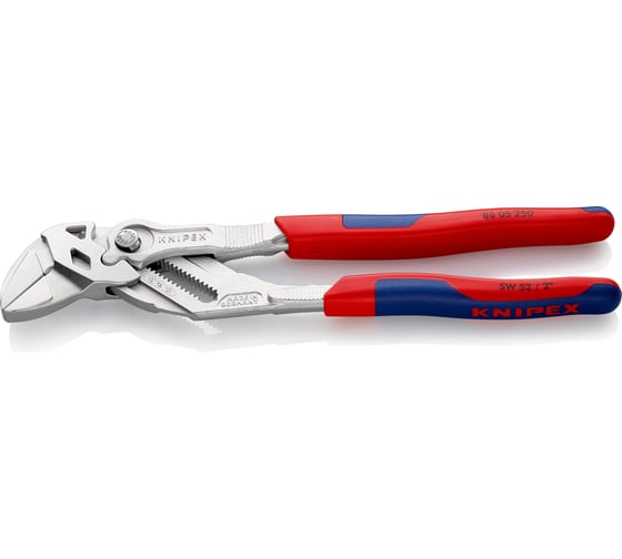 Клещи-ключ переставные 250 мм захват 52 мм SB KNIPEX KN-8605250SB