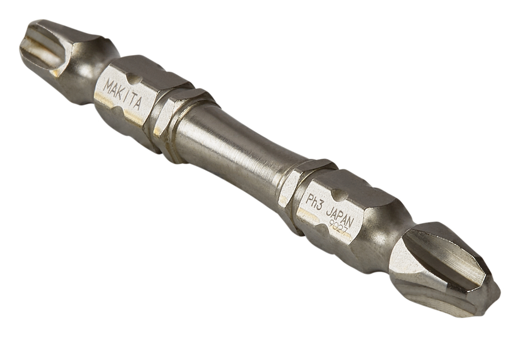 Бита двусторонняя Silver Torsion PH3, 65 мм, E-form (MZ), 3 шт Makita B-21870 B-21870