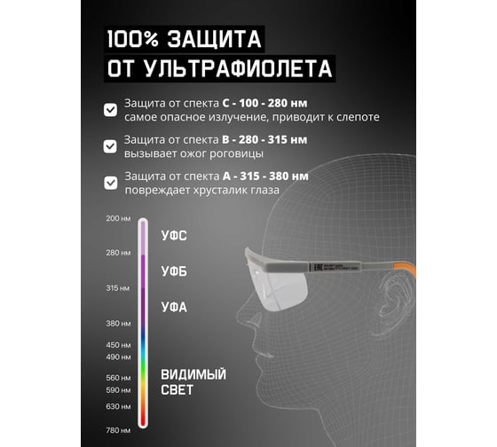 Очки защитные Aurora с покрытием AS/AF Jeta Safety JSG-9911