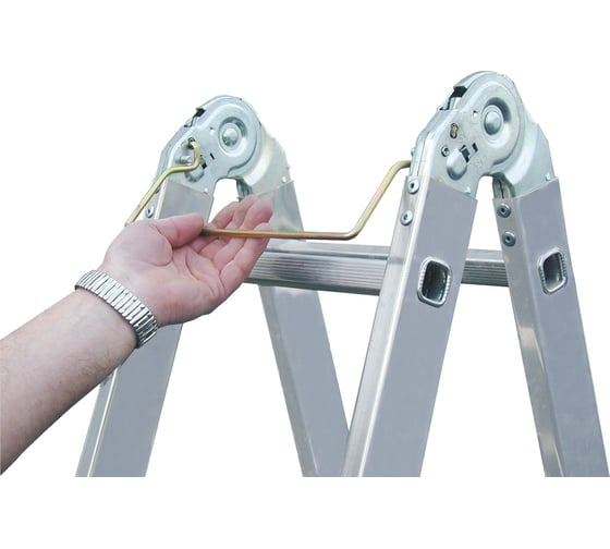 Лестница 4х4 шарнирная STABILO Krause 123527
