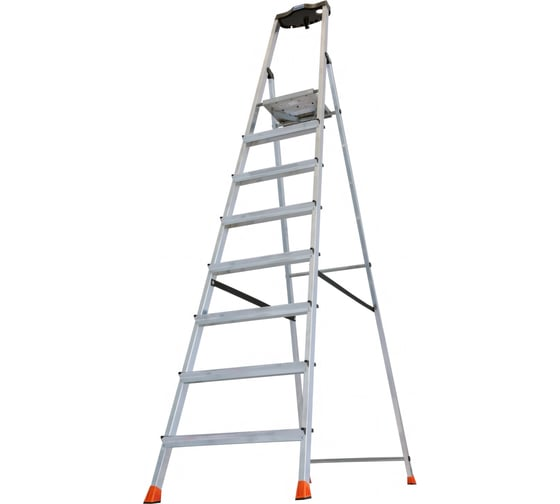 Стремянка 8 ступеней SAFETY Krause 128980
